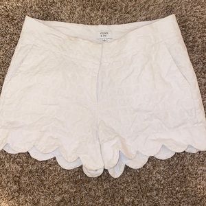 Scalloped Crown & Ivy Shorts
